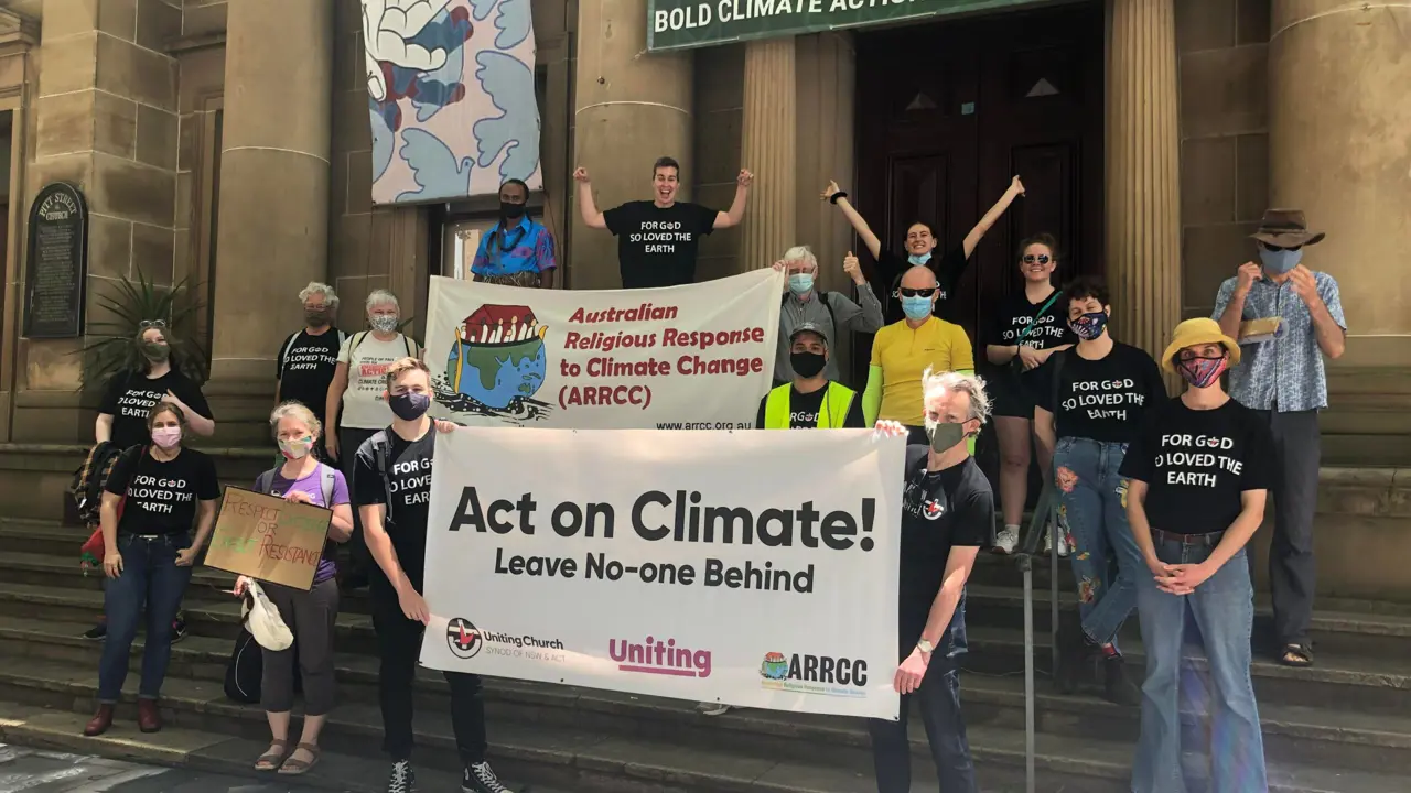 Uniting Church Joins COP26 Protest