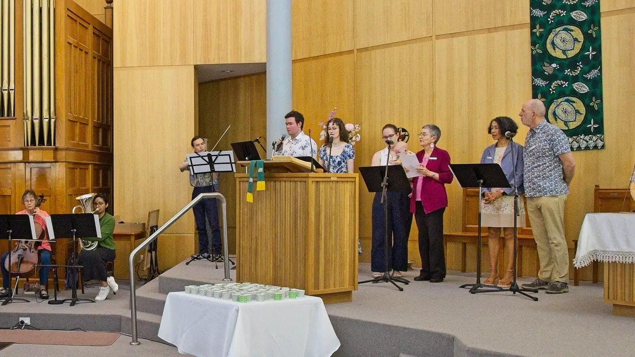 Moderator Visits Canberra City Uniting Church for Combined Service