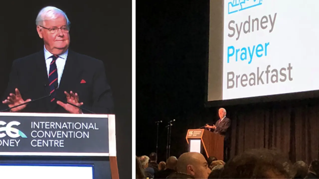 Sydney Prayer Breakfast 2018: Reclaiming Freedom
