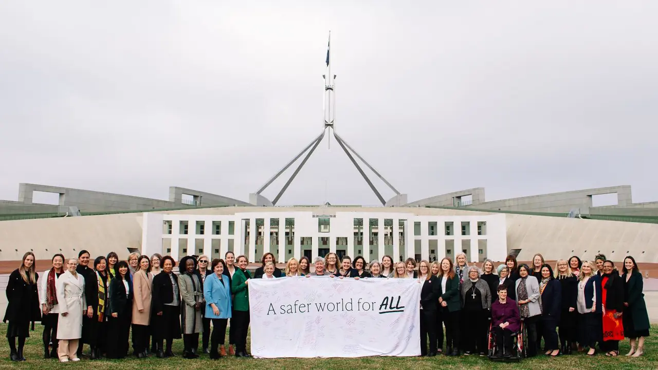Micah Australia women’s delegation lobby parliament