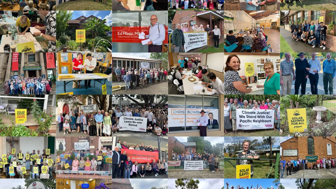 What happened in the Uniting Climate Action Network month of action?