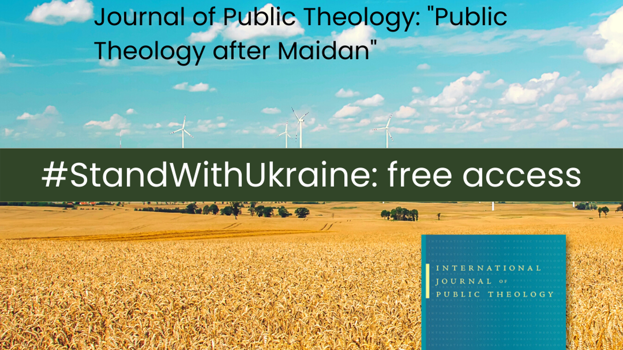 Ukraine-centred issue of International Journal of Public Theology free to access