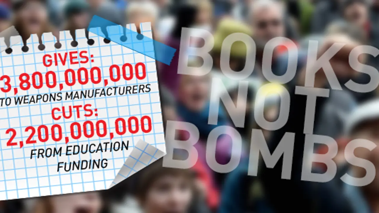 CSU members join ‘Books not bombs’ protest