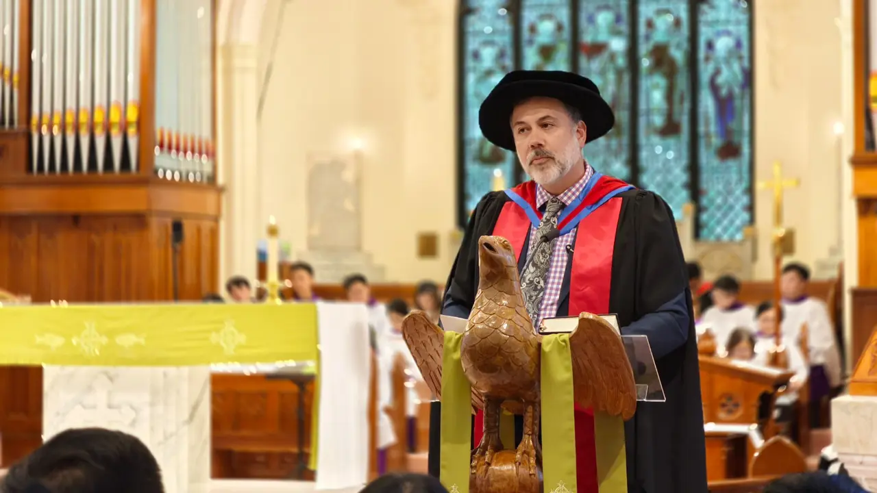 Anthony Rees represents Uniting Church in Hong Kong