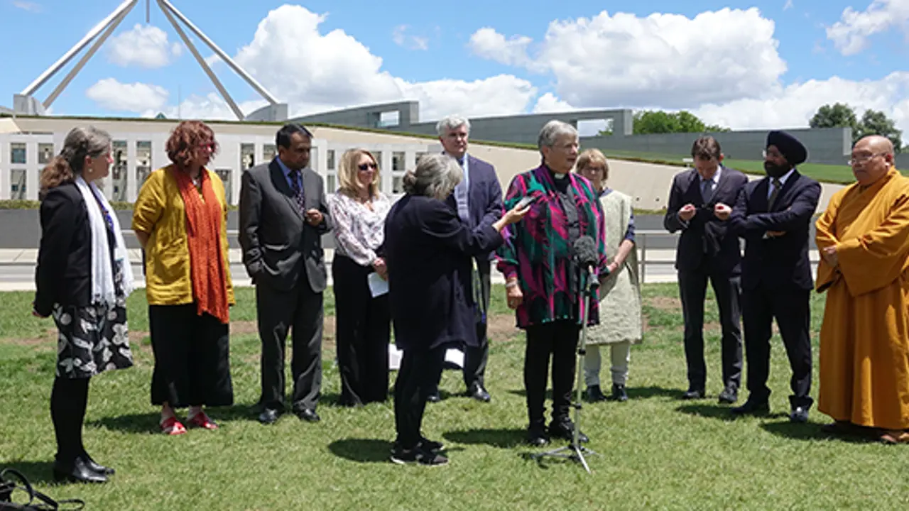 Faith, science and medical leaders call for climate action in Parliament